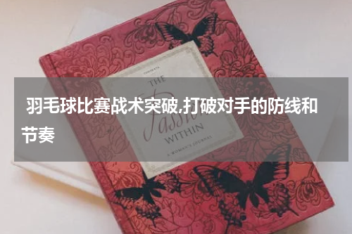  羽毛球比赛战术突破,打破对手的防线和节奏