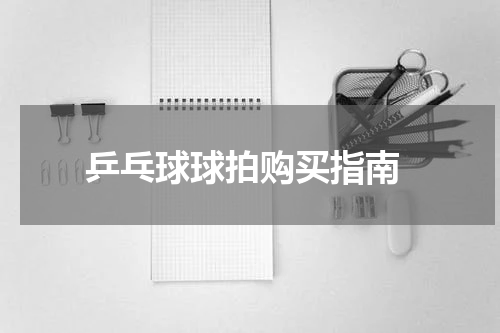  乒乓球球拍购买指南