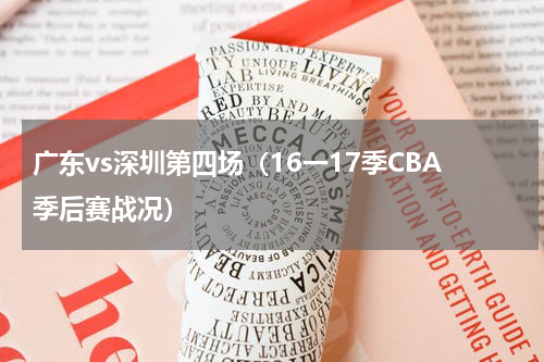 广东vs深圳第四场（16一17季CBA季后赛战况）