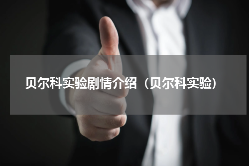贝尔科实验剧情介绍（贝尔科实验）