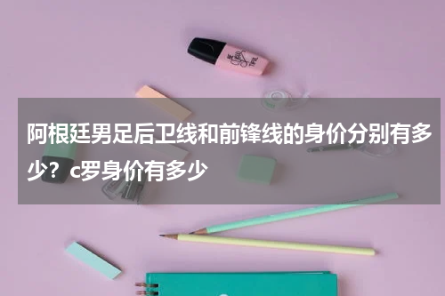 阿根廷男足后卫线和前锋线的身价分别有多少？c罗身价有多少