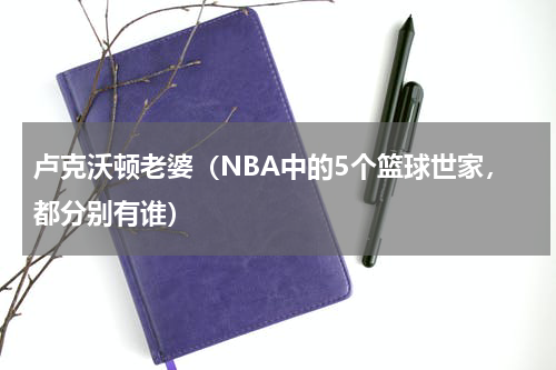 卢克沃顿老婆（NBA中的5个篮球世家，都分别有谁）